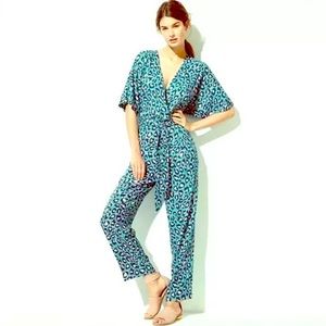 H&M Leopard Print Jumpsuit